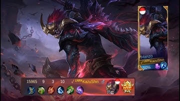Stealing Enemy Buff and Gold Jungle Effectively! (Hanzo Build and Gameplay) - Mobile Legends