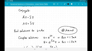 Linear systems in the plane, Part 3   Complex eigenvalues