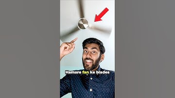 Why fan blades are slant #shorts #interestingfacts