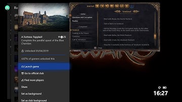 OutWard: Vendavel Log Quest: A Fortress Toppled Achievement