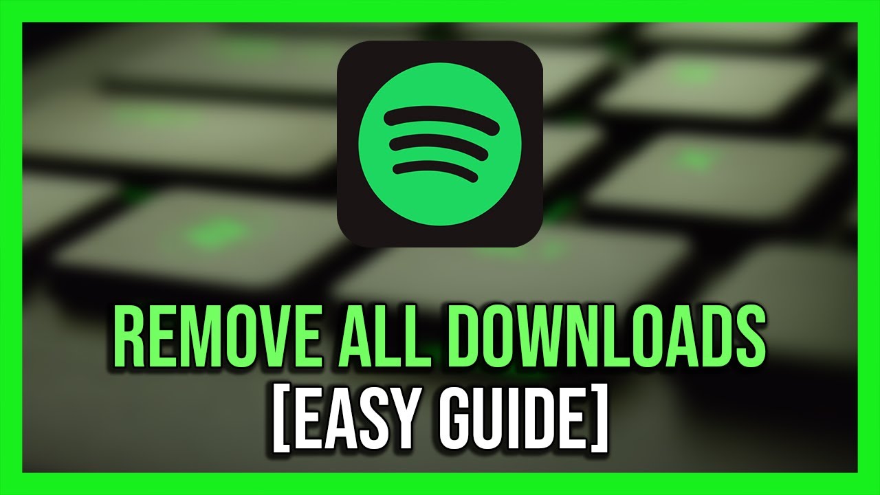 how-to-remove-downloaded-spotify-songs-2024-youtube