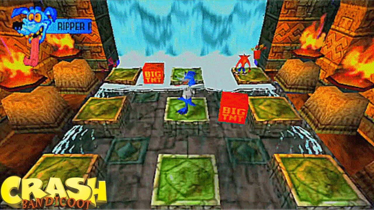 Crash Bandicoot - Boss -2 ( Ripper Roo) - YouTube