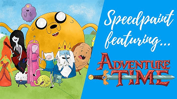 Speedpaint of Adventure Time in Procreate -  Part 2