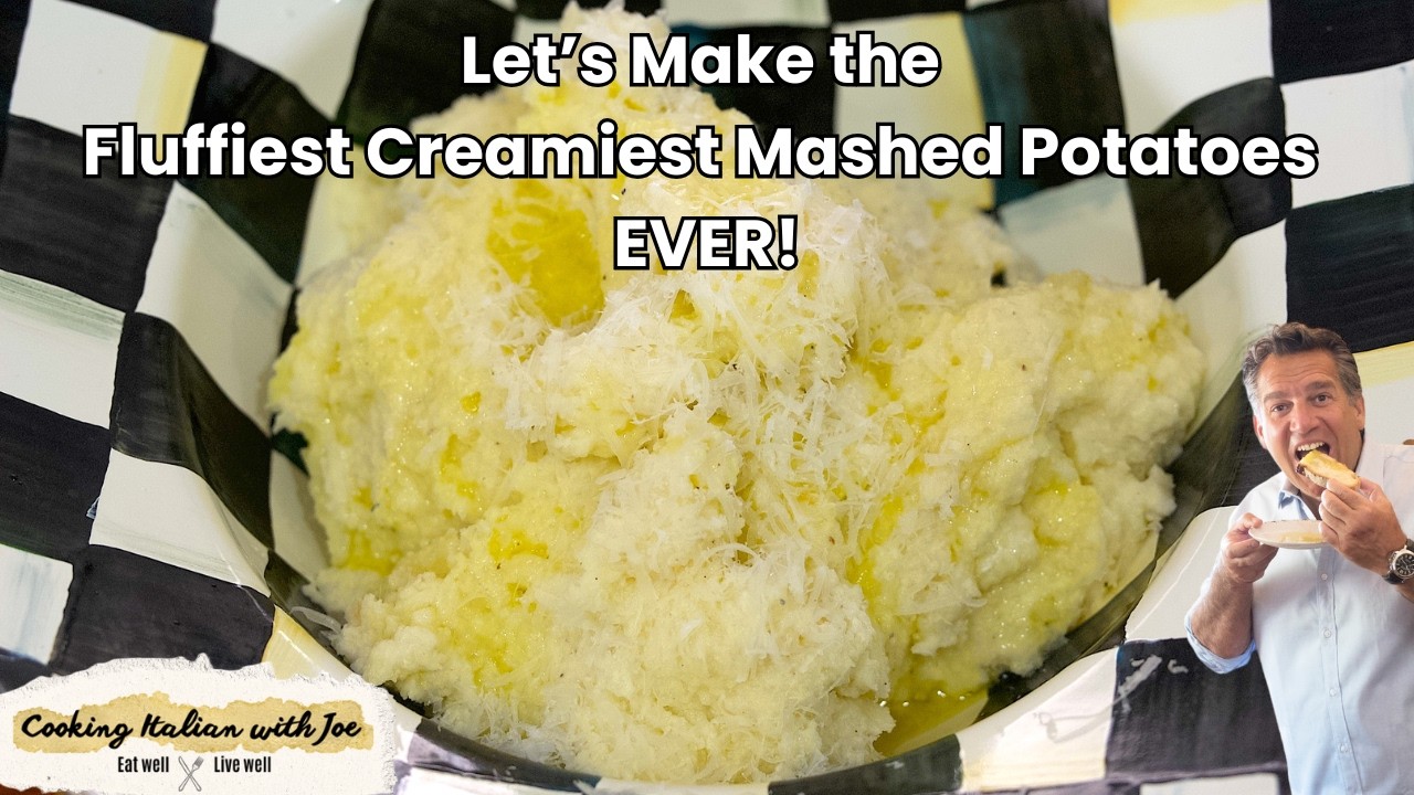 Давайте приготовим самое воздушное и сливочное картофельное пюре! Готовим итальянскую кухню с Джо.