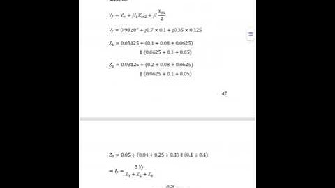 Unsymmetrical fault example