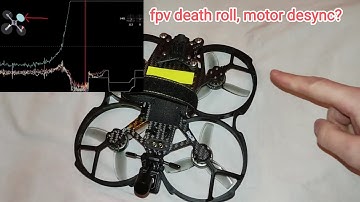 FPV drone crash, death roll, motor desync, BetaFlight Blackbox, GepRC Cinelog 35 v2 fixed