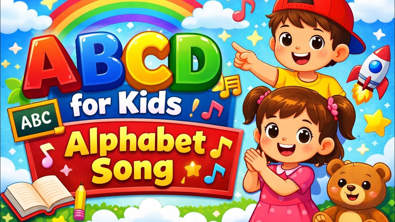 Learn ABCD | With Fun Animation 🌈 - YouTube