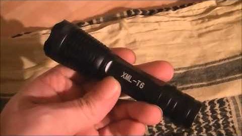 Skywolfeye XML T6 zoomable torch