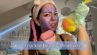 Verrückte Beauty Produkte testen
