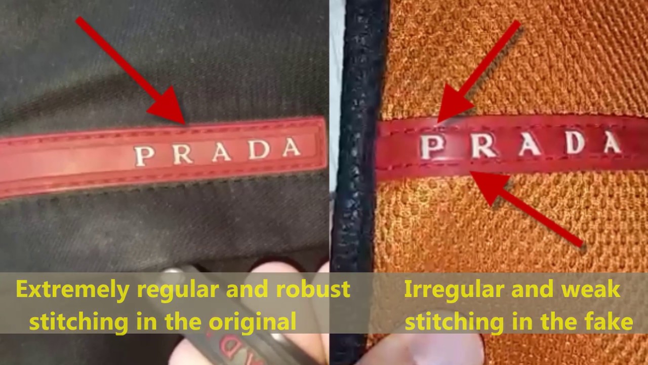 fake vs real prada bag