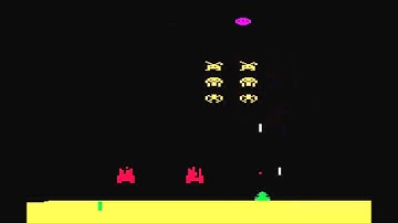 ATARI 2600 Space Invaders PAL FIXED RED BASES 1980Atari, Richard MaurerCX2632, CX2632P