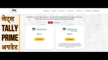 The latest update of Tally Prime 2.1 Edit log/Audit trail || Tally For Beginners ||