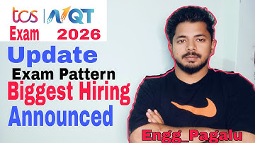 TCS NQT 2026: Biggest Hiring Announced, Exam Date, Exam Pattern, Preparation Tips #Tcs #nqt