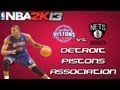 NBA 2K13 Association Mode Detroit Pistons NBA 2K13 Association Mode Detroit Pistons Regular Season Finale Momentum Y1G82 EP11 