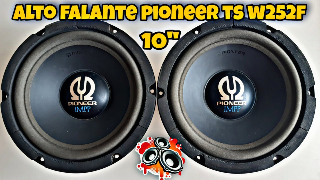 Pioneer TS-W252F Speaker Intact Relics #carstereo - YouTube