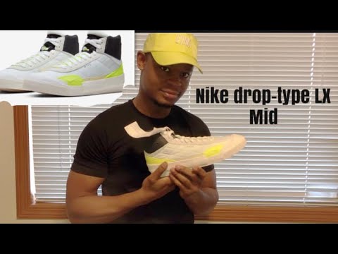 nike drop type mid on feet