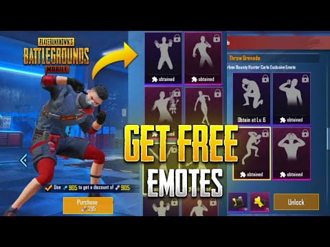 EASY WAY TO GET EMOTES OF CARLO AND ANDY IN PUBG MOBILE ...