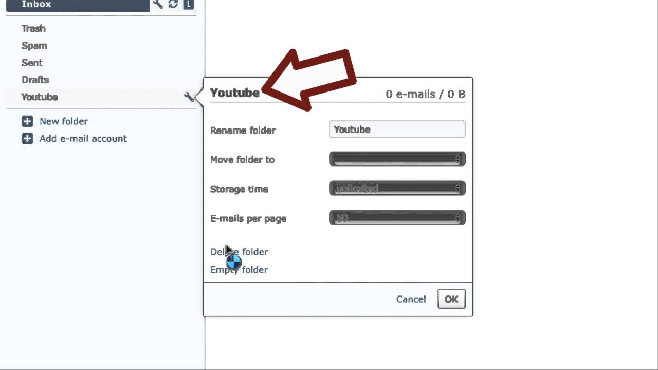 How To Delete A Mail Folder YouTube