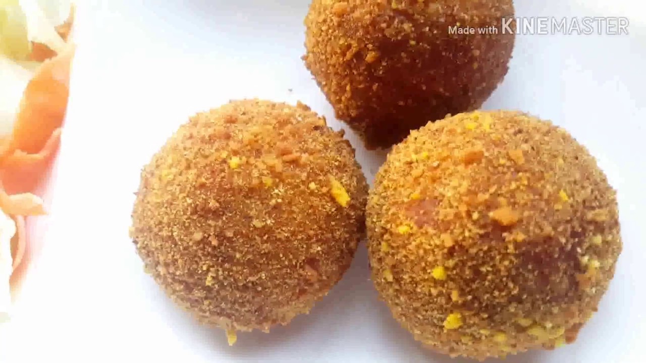 كرات الدجاج بالبقسماط💕