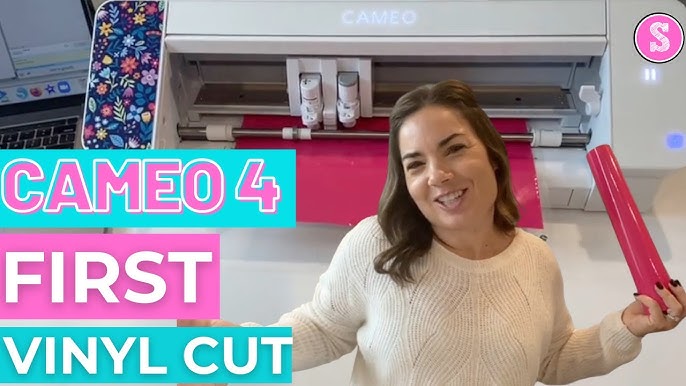 Silhouette Cameo 5 White Bundle With Vinyl Starter Kit, Heat Transfer –  craftercuts