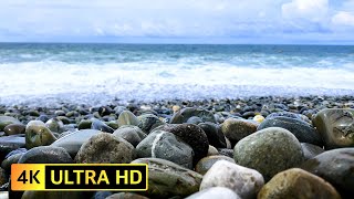 Pebble Beach Ocean Sounds: Relaxing Waves and Ocean Sounds to Sleep or Study. Pink Noise. screenshot 4