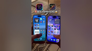 iOS 18 Vs iOS 26 App Opening Animation! #shorts