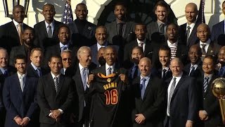Cleveland Cavaliers visit the White House
