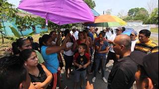 Habitantes de la ranchería Huimango segunda sección, protestan por la venta de alcohol