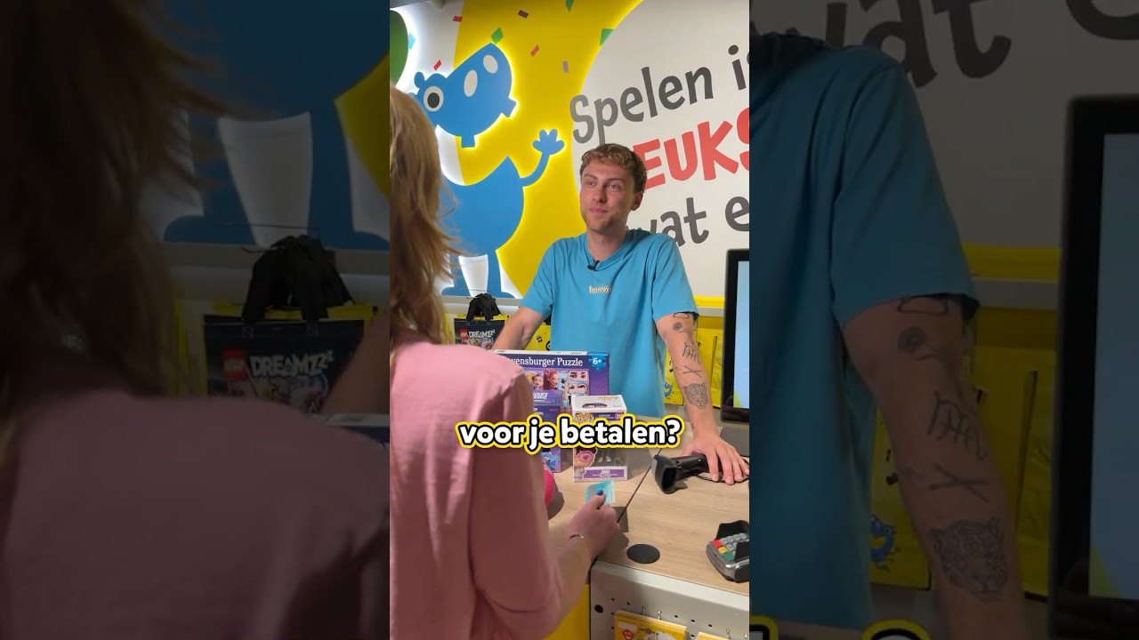 KLANT laat KASSAMEDEWERKER BETALEN? #intertoys