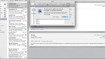 How to set up Auto Reply to Email - Mac