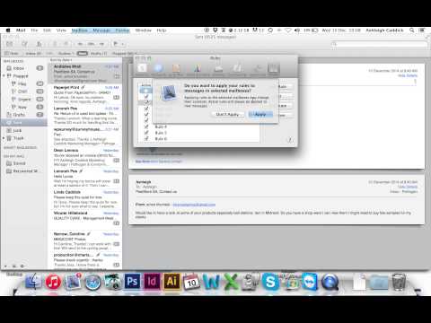 How to set up Auto Reply to Email - Mac