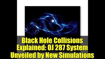 Black Hole Collisions Explained: OJ 287 System Unveiled by New Simulations