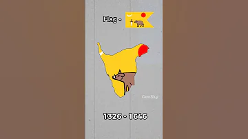 Evolution of India 🇮🇳 #shorts #geography #map #flag #india #history #empire #viral