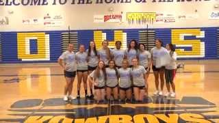 kowboys girls volleyball team claim 2015 obc championship