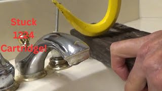 Replacing Stuck Moen Cartridge 1224 From Bathroom Faucet