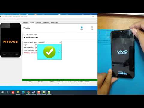 vivo y91 y91i y91c رمز عبور و frp را با sp flash tool باز می کند