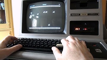 Playing Roundup! on TRS-80 Model 3 - A new TRS-80 game in 2021!
