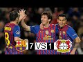 Barcelona Vs Bayer Leverkusen 7 1 Extended Highlights And Goals UCL 2012 