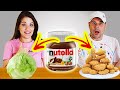 NUTELLA VS COMIDA | Combinaciones EXTREMAS | Yippee Family