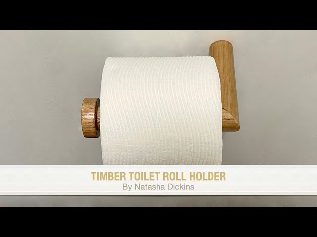 DIY Simple Brass Toilet Paper Holder