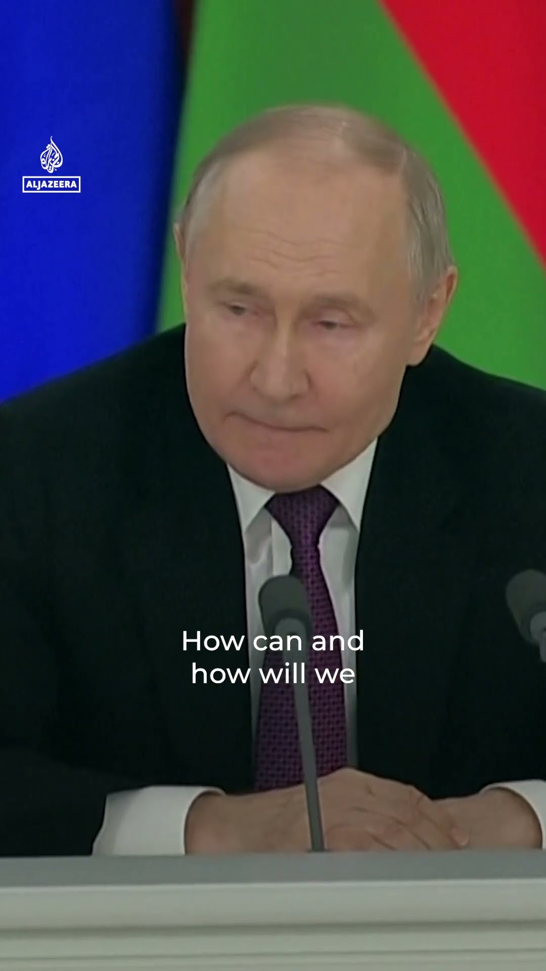 Putin says he is open to Ukraine ceasefire, but with conditions | AJ #shorts