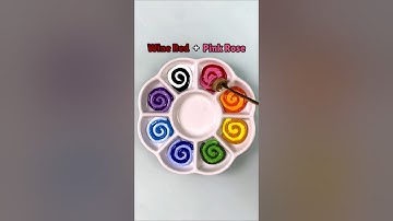 8 Paint Color Combos in One Palette | Satisfying ASMR Mixing