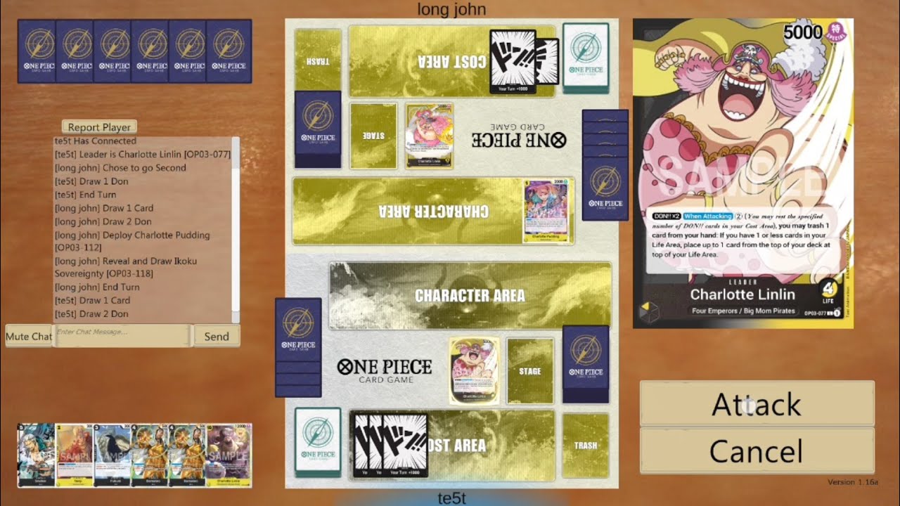 [OPTCG] Linlin vs Linlin o149 - YouTube