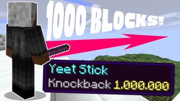 How To Get a Knockback 1000 Stick in Minecraft 1.21 (Java and Bedrock)