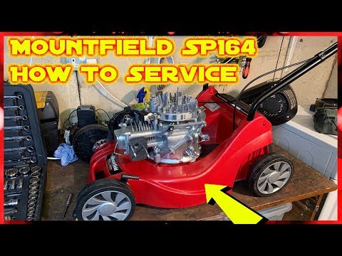 Mountfield SP164 Petrol Lawnmower How To Service ST120 Engine WBE120 Engine