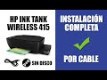 Cómo Instalar Impresora HP Ink Tank Wireless 415 (Sin Disco de Instalación) | Por Cable