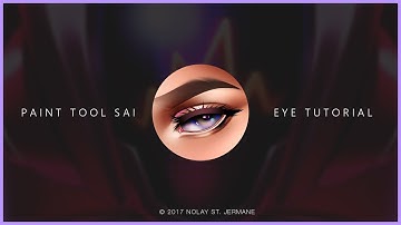 【 SAI 】Eye Painting : Tutorial