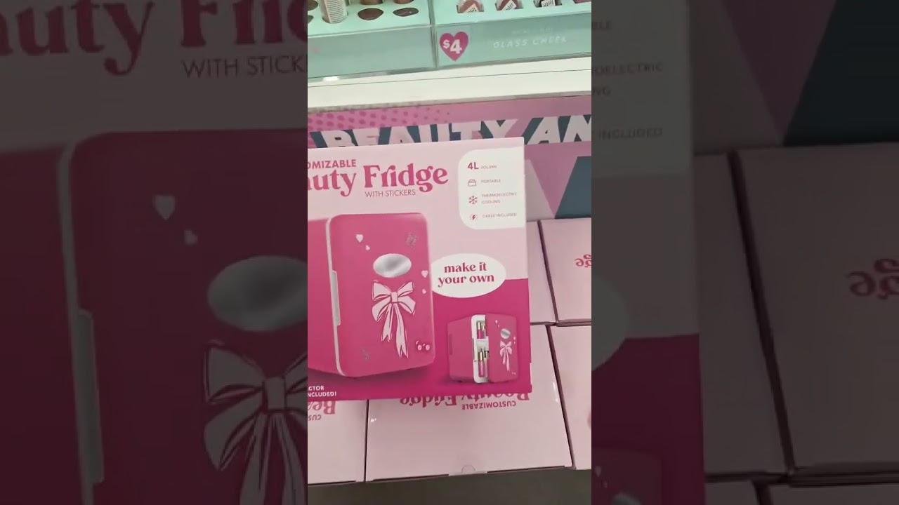 Mini Beauty fridge at 
