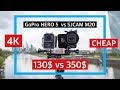 GoPro Hero 5 Black vs SJCAM M20 | 4K action camera | cheap and easy (english review)