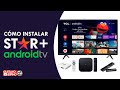 Como encontrar star en un android tv y cualquier tv box  instalar star plus en smart tv  funciona